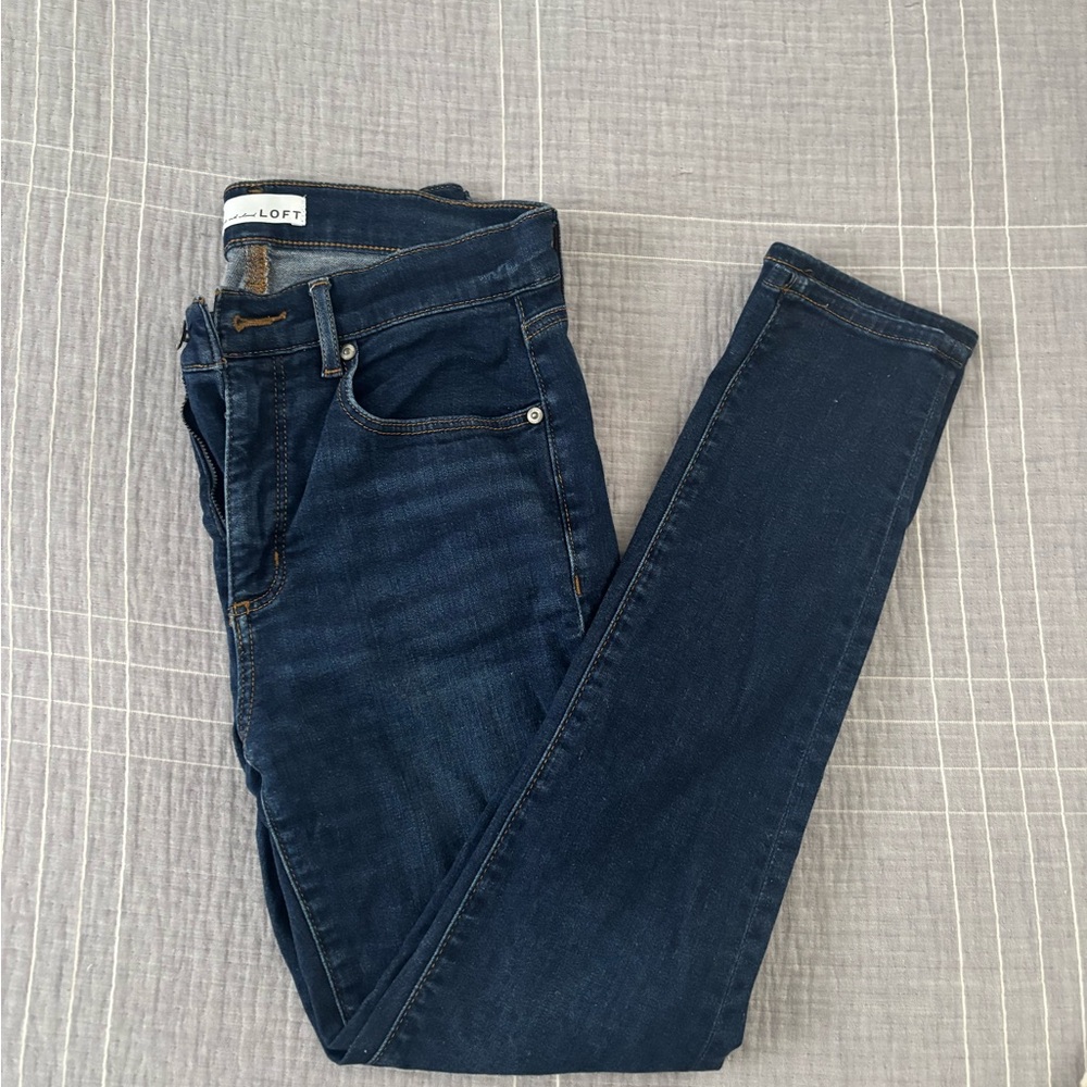 LOFT Dark Blue Denim Jeans